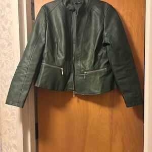 Green Leather Jacket